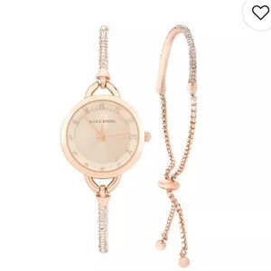 Alexis Bendel Women's 2-Piece Analog Watch & Bracelet Set